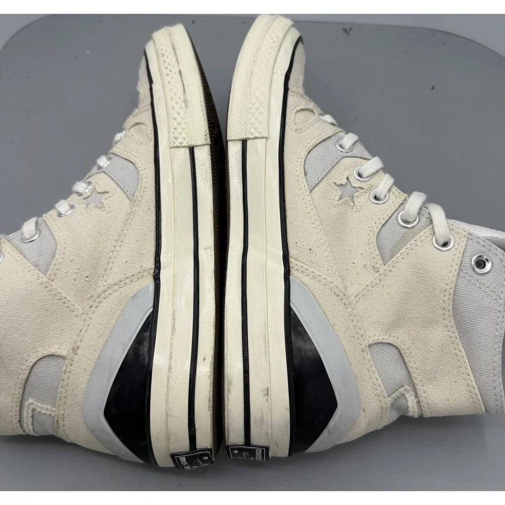 Converse Cons Taylor 70 E260 High Top 166463C Ivory White/Black Mens Size 8.5